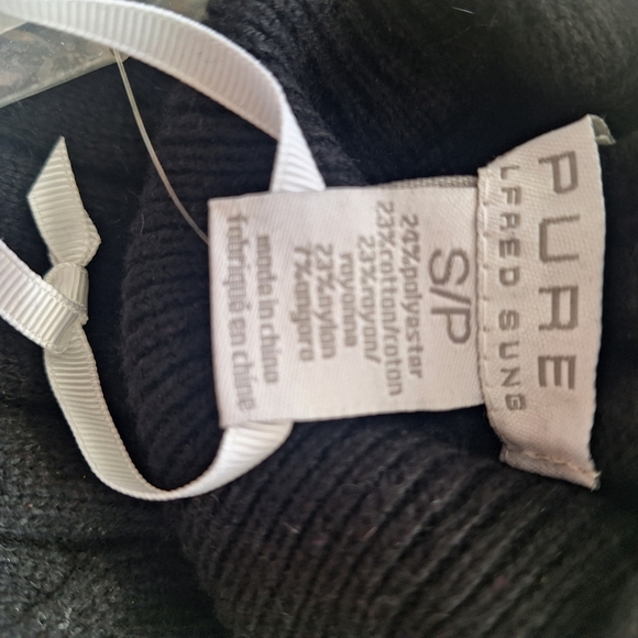 🖤 2 for 25$  NWT Alfred Sung  Cable knit sweater - Picture 6 of 8